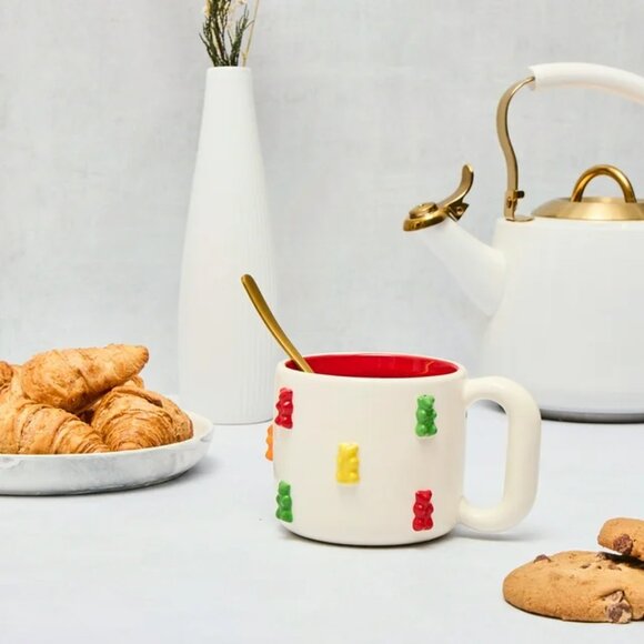 NEW Haribo Gummy Bears Ceramic Sculpted Coffee Mug 16 fl oz Collectible 2025 - Picture 4 of 4